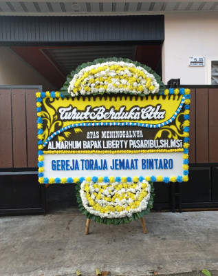 Papan Bunga Duka di Cintamulya